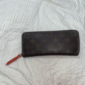 Louis Vuitton Clemence Wallet Monogram Coated Canvas